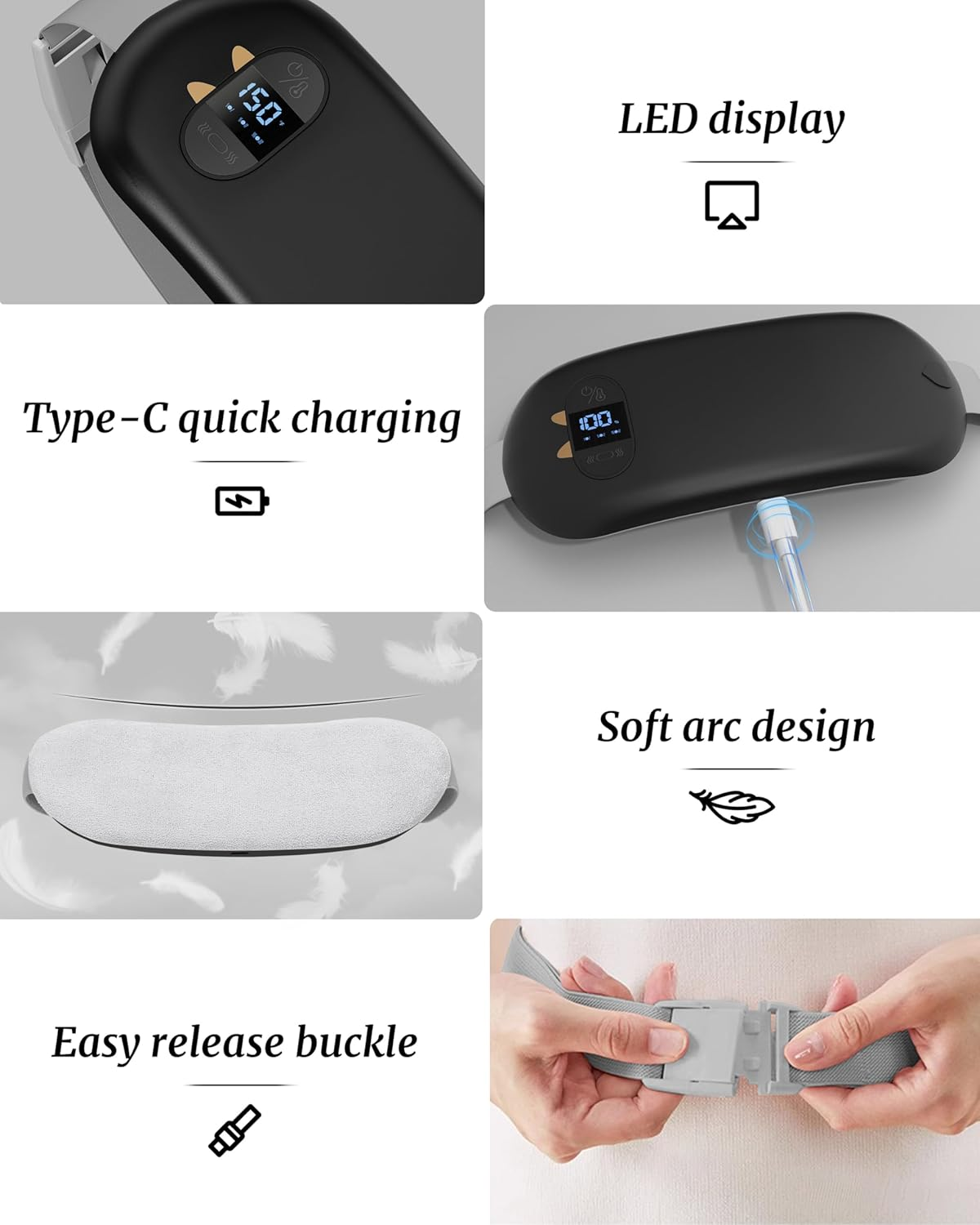 Wireless Heating Pad for Menstrual Cramps