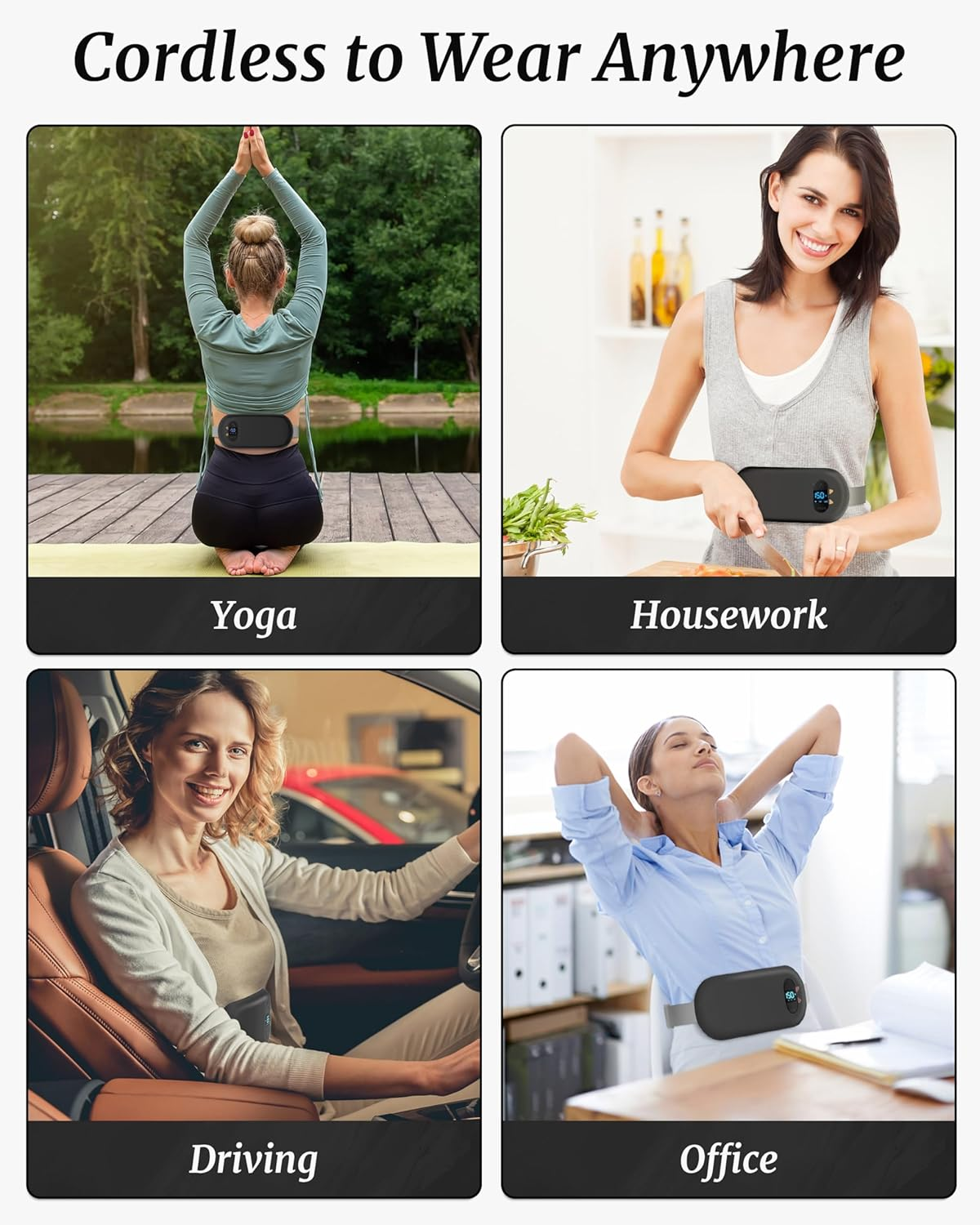 Wireless Heating Pad for Menstrual Cramps