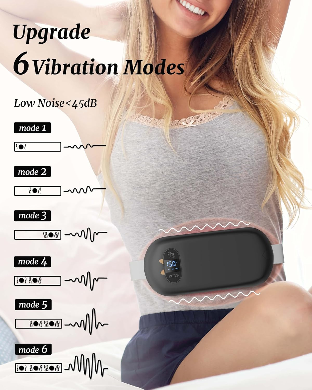 Wireless Heating Pad for Menstrual Cramps