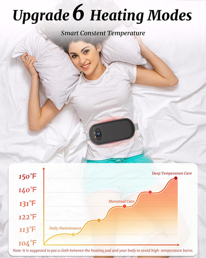 Wireless Heating Pad for Menstrual Cramps
